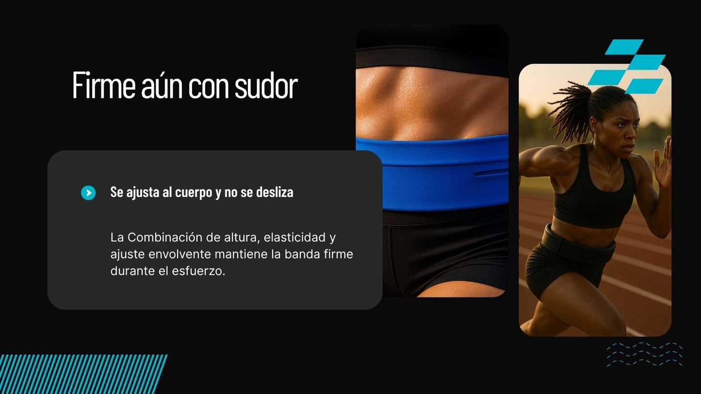 Riñonera Movlock — Sin rebote real