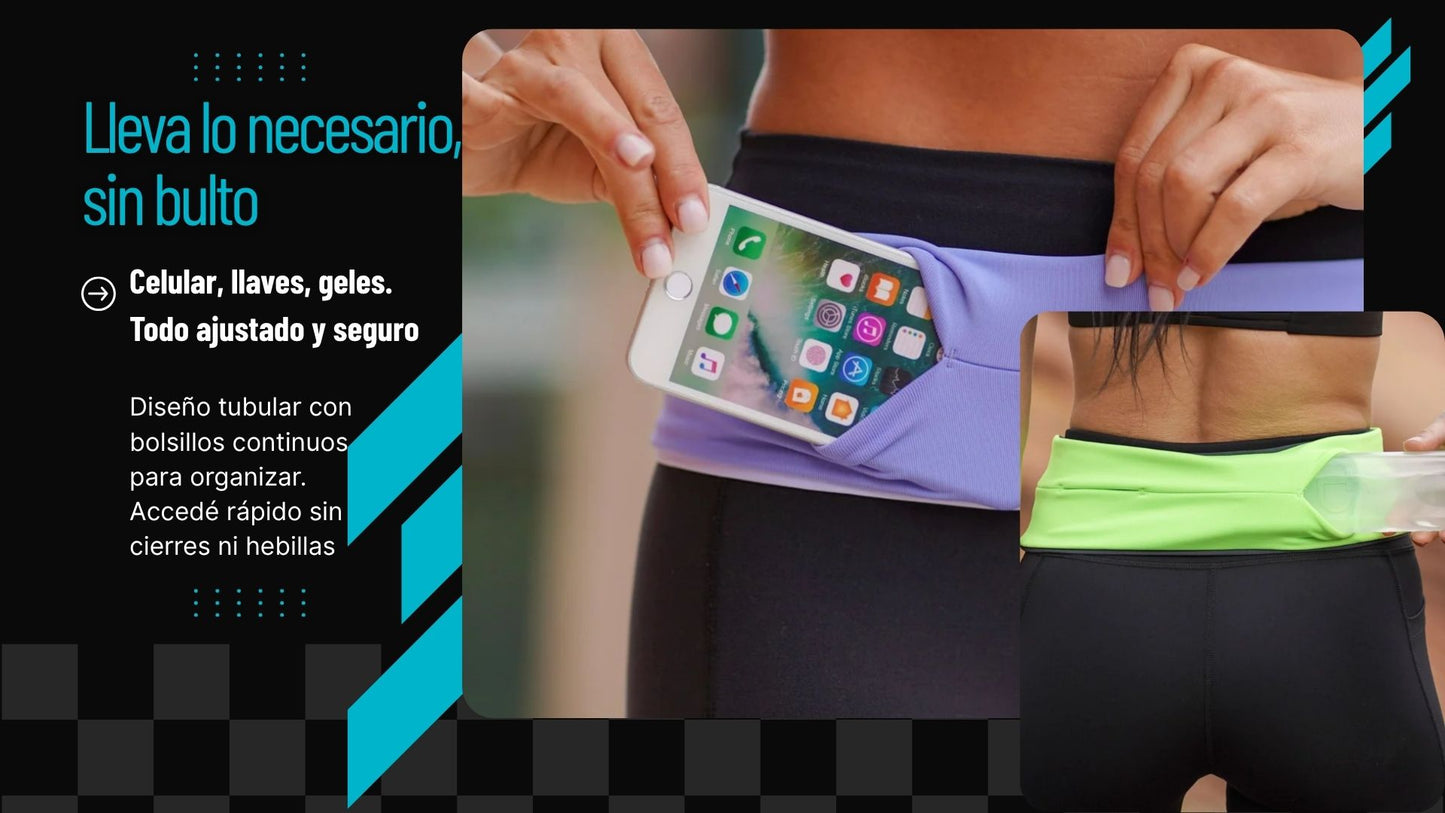 Riñonera Movlock — Sin rebote real