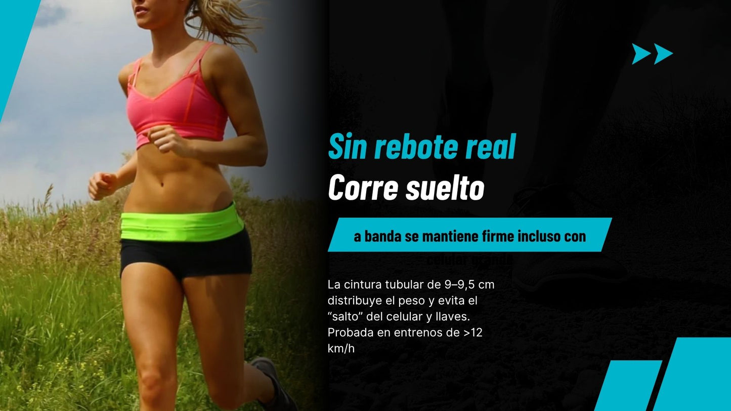 Riñonera Movlock — Sin rebote real